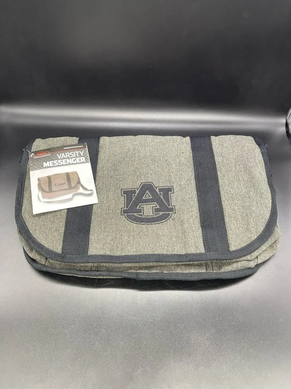 LOGO University of Auburn Varsity Messenger Bag 110-59V NWT